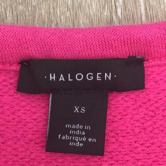 Halogen Hot Pink Crewneck XS - Picture 3 of 4